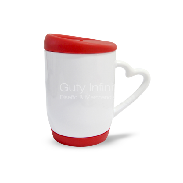 MUG_SILICONA_ROJO Mug Silicona Personalizado