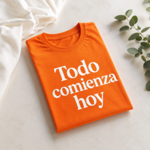 Camiseta naranja