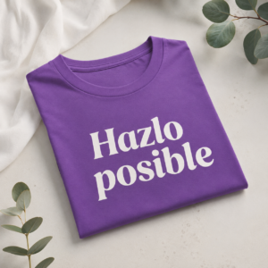 Camiseta purpura