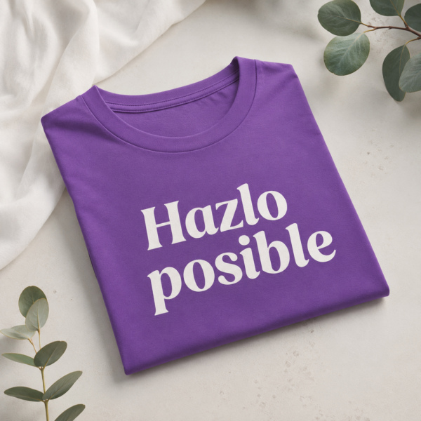 Camiseta purpura