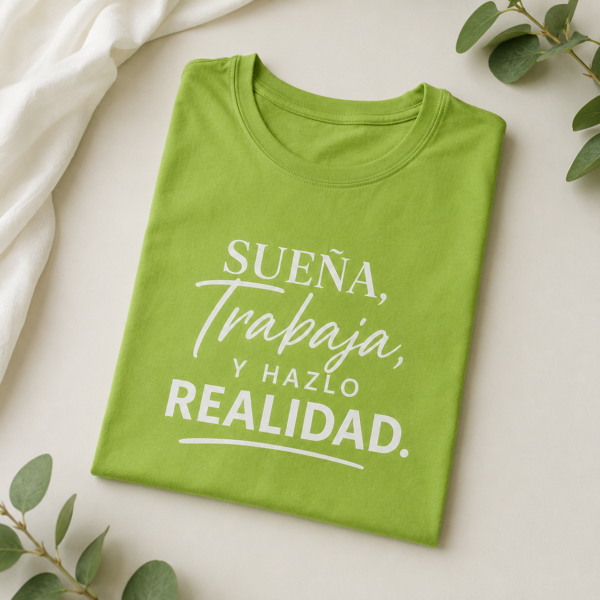 Camiseta verde man.