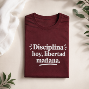 Camiseta vinotinto